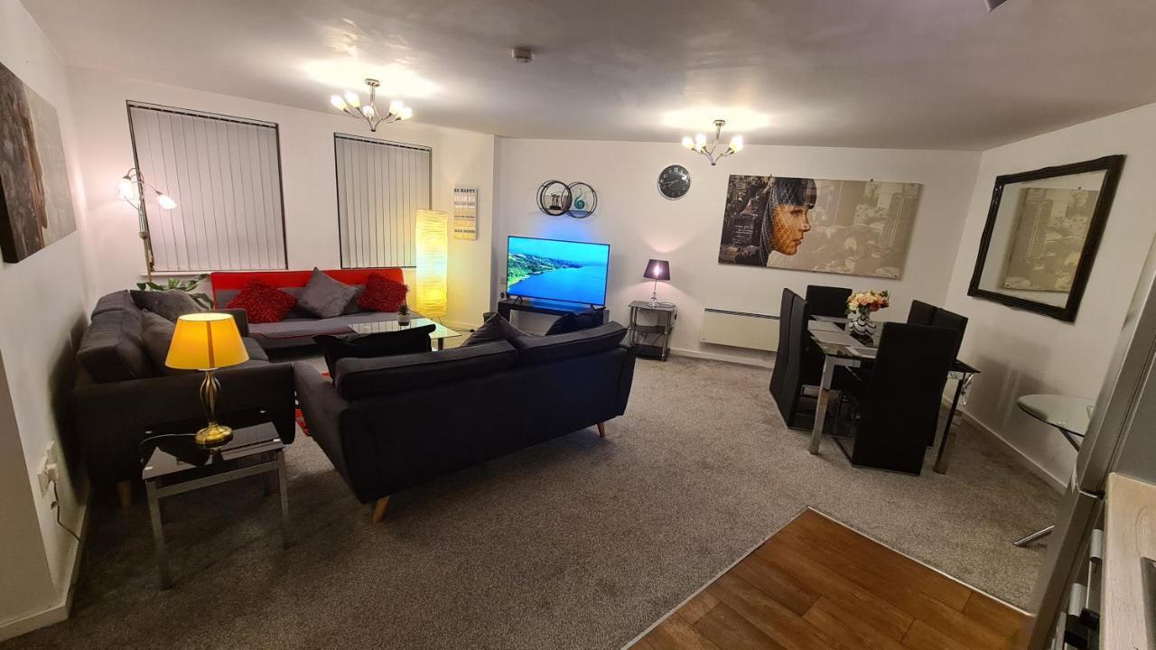 Luxury 2 Bed Apt With Free Wi-Fi & Parking Manchester Eksteriør bilde